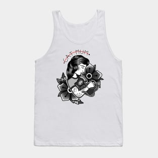 Tattooed ‘Cat Mum’ Tank Top